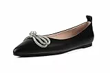 L37 HANDMADE SHOES Damen Blink Ballet Flat, Black, 39 EU
