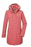 killtec Damen Funktionsparka/Parka mit abzippbarer Kapuze KOS 30 WMN PRK, hell sienna rot, 46, 42918-000