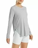 G4Free Sport Shirts für Damen Sonnenschutz Shirt UV Schutz Langarmshirt UPF 50+ Sportshirt Rashguards Yoga Ausbildung Draussen Gym Laufshirt
