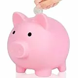 L&W Luck Sparschwein Glücksschwein, Bruchsicheres Spardose, Münzen, Kleingeld,für Hochzeit, Weihnachten, Halloween,Money Box,Niedliche Accessoires