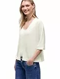Street One Kurzarm Jacke im Strick-Look mit Glitzer
