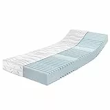 RAVENSBERGER Kaltschaummatratze Ortho-PUR | 90 x 200 cm | Höhe 18 cm | Härtegrad H3 | 7-Zonen | waschbarer Baumwoll-Doppeltuch-Bezug | Oeko-TEX® Standard 100 Zertifiziert | Made in Germany