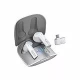 ASUS ROG Cetra True Wireless SpeedNova White RGB In-Ear Gaming Kopfhörer (ROG SpeedNova Wireless-Technologie, AI-Mikrofon, Geräuschunterdrückung (ANC), 46 Std. Akkulaufzeit, kabelloses Laden, weiß)