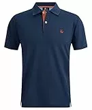 SwissWell Herren Kurzarm Poloshirt Atmungsaktiv Schnelltrocknend T-Shirt Golf Sommer Poloshirts Männer Knopfleiste Polohemd
