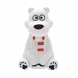 Lexibook - Polarbär LED-Nachtlicht für Kinder, Farbwechsel, Weiches Licht, Batterien, NLJ01PB