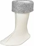 Playshoes Fleece-stiefel-socke Unisex Kinder Stiefelsocken, Weiß, 20