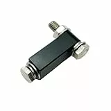 CQJJXKYC Motorrad Scheinwerfer Halterung Block Halterung Fit Für Harley Softail Dyna Breakout Wide Glide FXW FXST Rocker C Halterungen Motorrad-Lichthalterung(Black)