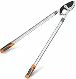 AIRAJ Amboss Astschere 68CM, SK5 Klinge/Verdickte Aluminium-Legierung Material/Anti-Rutsch-Griff/Maximale Schnittdurchmesser 5cm, Astscheren für Baum Bau