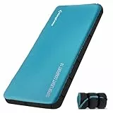 KingCamp 10cm Camping Isomatte mit Memory-Schaum R4.9 4-Jahreszeiten Aufblasbare Matratze, Geräuschlos & 90-Sekunden Aufpumpen Schlafmatte für Wandern, Auto-Camping