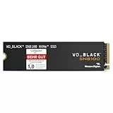 WD_Black SN8100 2 TB PCIe 5.0x4 NVMe M.2 SSD, Lesegeschwindigkeiten von bis zu 14.900 MB/s, Schreibgeschwindigkeiten von bis zu 14.000 MB/s, TLC 3D CBA NAND