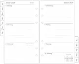 newestor 26-27 Wochenplaner Einlage Personal A6, 1 Woche auf 2 Seiten mit Tabs, Jul 2026 - Jun 2027, 9,5x17,1cm