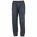 Trespass Qikpac Pant, Flint, XXXL, Kompakt Zusammenrollbare Wasserdichte Regenhose mit 3 Taschenöffnungen für Damen und Herren / Unisex, XXX-Large / 3XL / 3X-Large, Grau