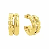 JOOP! Creolen Damen Ohrschmuck, Silber, Kommt in Schmuck Geschenk Box