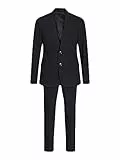 JACK & JONES Jungen Jprsolar Suit Noos Jnr Anzug, Schwarz, 176