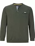 Jan Vanderstorm Herren Sweatshirt Viljar Oliv, 2XL (XXL) - 60/62