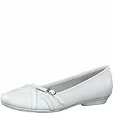 s.Oliver Damen Ballerinas mit Riemchen Elegant, Weiß (White), 40 EU