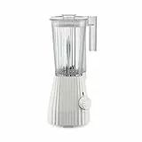 Alessi Plissé MDL09 B - Standmixer mit Abgestufter Karaffe, Thermoplastisches Harz, Europäischer Stecker 700W, 1.5l, Schwarz