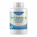 Vitasyg Vitamin C 1000mg - 365 Tabletten - + Citrus Bioflavonoide + Hagebutte - Time Released - Vegan