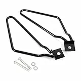 Ejoyous Motorrad Satteltaschen Halterung, 2 Stück, Schwarz, Eisen, Industrial, für XL883/1200 HD1450/1584
