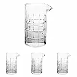 Olympia Kristall Cocktail-Rührglas 580ml - Professionelles Barkeeper-Rührglas CN610 (Packung mit 4)