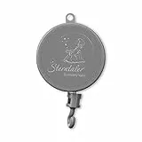 Sterntaler Spielwerk Guter Mond, du gehst so stille, Geeignet ab der Geburt, Für Mobile, 12 x 7 x 4 cm, Grau