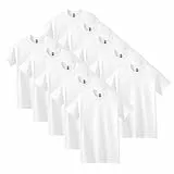 Gildan Unisex T-shirt aus Schwerer Baumwolle Mehrfarbig ,Stil G5000 T-Shirt, Weiß, M