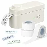 Makeid Etikettendrucker-Set enthält 3 Etiketten,kompatibel mit 9~16 mm Selbstklebendes Etikettiergerät,wiederaufladbarer beschriftungsgerät selbstklebend, mehrere Vorlagen erhältlich