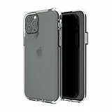 Gear4 Crystal Palace Kompatibel mit iPhone 11 Pro Hülle, erweiterter Aufprallschutz mit integrierter D3O-Technologie, Anti-Vergilbung, Handy Schutzhülle - Transparent