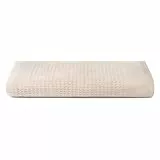 OSAMA Sweet Home SW 84009551 Waffel-Badetuch, Reine Baumwolle, Zero Twist, gebleichter Sand, 70 cm x 140 cm