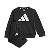 adidas Unisex Baby ESSENTIALS JOGGER, Black/White, 3-4 Years