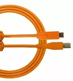 UDG Ultimate USB Cable - USB 2.0 C-B - High-Speed, Audio-optimiert – Orange, Gerade, 1.5 m (U96001OR)