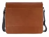 Leonhard Heyden Leder Laptoptasche mit Laptopfach Hamburg Umhängetasche 7076 Cognac braun