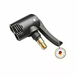 PROFI-PARTNER Pumpenkopf für aufladbaren Akku-Luftkompressor/Elektrische Luftpumpe – Mit 2-in-1 Kopf ohne Adapterwechsel gängigste Ventile aufpumpen, Zubehör für Auto/Fahrrad/Sport