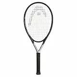 HEAD 234914S20 Ti S6 Tennisschläger – vorbesaiteter Kopf Heavy Balance 27,75 Zoll Erwachsene Schläger – 4 1/4 in Grip, Schwarz