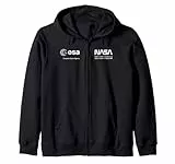 NASA Artemis SLS Mission ESA und Worm Logo Kapuzenjacke