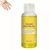 Yellow Peeling Oil, Skin Clear Peeling, Peeling Gesicht, Gesichtspeeling Frau, Porenverfeinerndes Peeling für Gesicht und Körper, Gesichtsreinigung für ein sichtbar verbessertes Hautbild (1pc)