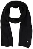 Tommy Hilfiger Damen Schal Timeless Scarf Tuch, Schwarz (Black), Einheitsgröße
