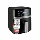 Russell Hobbs Heißluftfritteuse XL 5,5 l Rapid AirFryer (kompaktes Gehäuse, sehr leise) SatisFry (9 Programme, spülmaschinenfest, Fritteuse ohne Öl, TouchScreen, Grillen, Backen) 27621-56