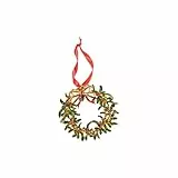 Villeroy & Boch 3593910028 Christmas Toys 2019 Metallhänger Xmas Kranz 12 cm (1 Stück)