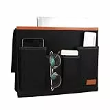 MiOYOOW Sofa Armlehnen Organizer, Sofa Aufbewahrungs Organizer aus Filz, Couch Fernbedienungshalter mit 5 Taschen für Tablet, Zeitschriften, Bücher, Fernbedienungen, Handy, Brille