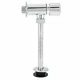 Urinal-Spülventil Strapazierfähiges Urinal-Spülventil aus Zinklegierung, Toilettenspülventil, Bidet-T-Adapter aus Metall mit Absperrventil, Hybrid-Faser-Polymer-verstärktes Design, Handdrückendes Spül