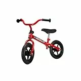 Chicco Red Bullet Laufrad für Kinder 2-5 Jahre, Kinder Laufrad fürs Gleichgewicht, mit höhenverstellbarem Sattel und Lenker, max. 25 kg, Rot - Spielzeug