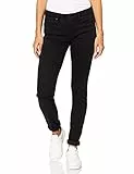 Mavi Damen Skinny Skinny Jeans (enganliegendes Bein) Adriana 10728, Gr. W29/L30 (Herstellergröße: 29/30), Schwarz (Double Black STR 14500)
