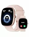Smartwatch Damen mit Telefonfunktion,1.85' Smart Watch mit 24/7 SpO2/Herzfrequenz/Schlafmonitor/ Schrittzähler 100+Sportmodi,IP68 Wasserdicht Fitnessuhr Whatsapp Benachrichtigen für Android iOS Handy