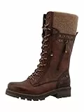 MUSTANG Damen Stiefel modisch mit Plateausohle 15M0042006, Größe:40 EU, Farbe:Braun