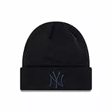 New Era New York Yankees MLB League Essential Tonal Cuff Knit Blau Beanie-Mütze - One-Size