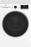 Beko B3DFT512447W freistehender Waschtrockner, 12 kg Waschen, 8 kg Trocknen, allergikergeeignet, Touch-Display mit Startzeitvorwahl 0-24 h, Bluetooth, Dampffunktion, Nachlegefunktion, Weiß