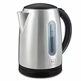 Wasserkocher - MELITTA - Prime Aqua, Edelstahl, 1,7 L, 2200 W, herausnehmbarer Kalkfilter, LED Beleuchtung, 1018-02