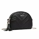 Miss Lulu Damen Umhängetasche Crossbody Bag Kleine Handytasche zum Umhängen Tägliches Arbeit Einkauf Reisen