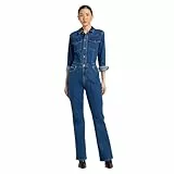 Lee Women's Western Jumpsuit Overall, Upstream, M